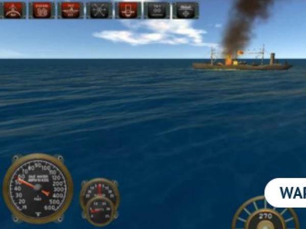 Скачать Вражеские воды: битва подводной лодки и корабля на андроид v